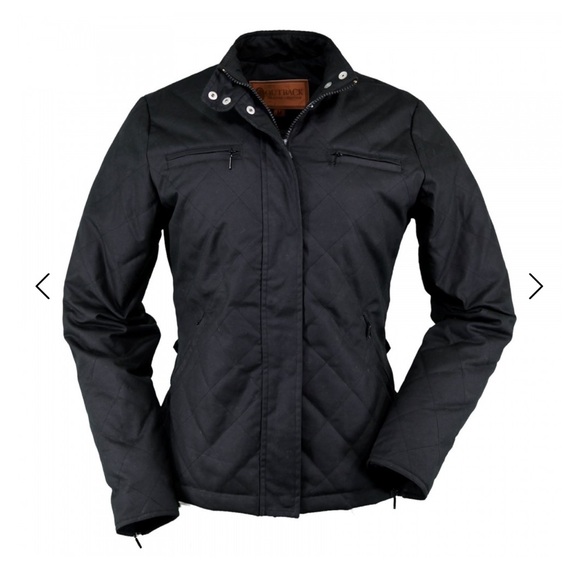 Outback Trading Co. Jackets & Blazers - Black Quilted Utility Jacket